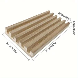 4pcs Desktop storage shelf with grooves for small items, mini stationery, chess, and toy storage