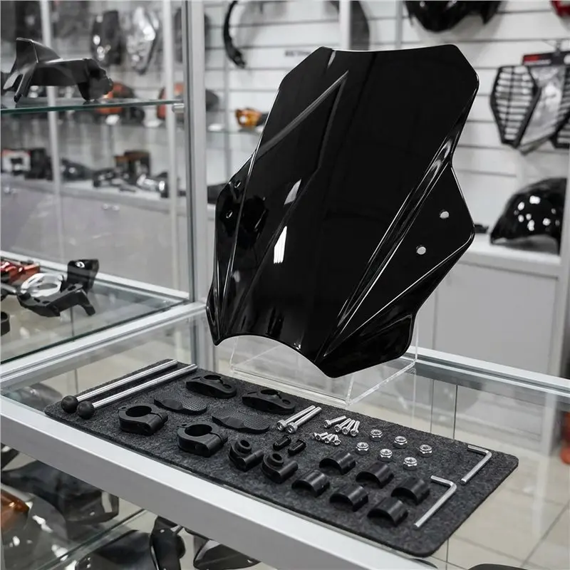1Set Windshield Kit Suitable For Kawasaki Honda Yamaha FZ1 FZ8 MT-01 MT-03 2022-2023 Models.
