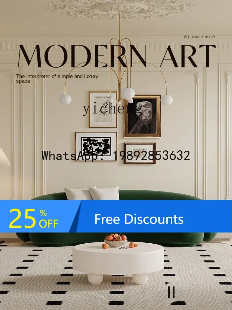 Simple Fabric Sofa Living Room Arc Creative Beauty Salon Clothing Store Sofa Reception