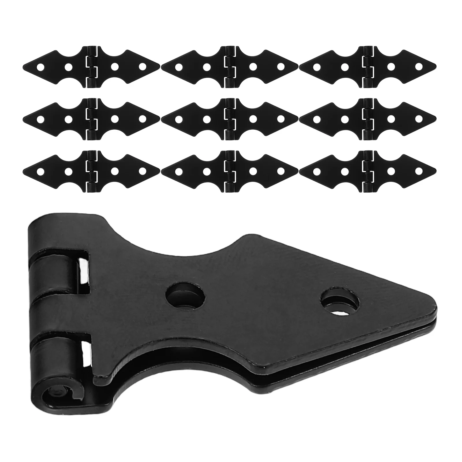 

10 Pcs Garden Door Hinges Heavy Duty Iron Fence Gate Accessories Durability Bearings Significant Weight