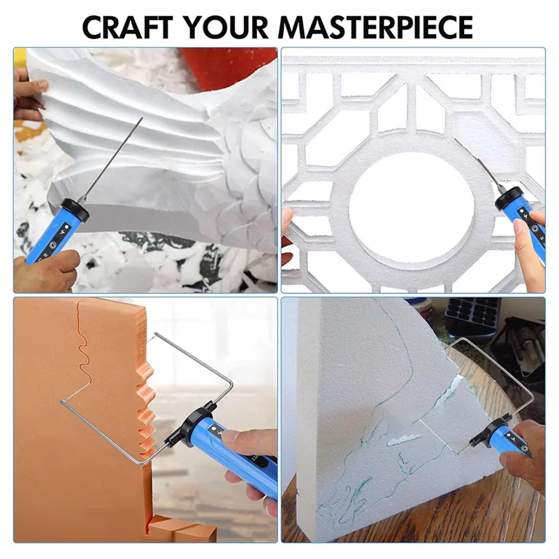 

Ultra Complete Foam Cutting Tool Kit - 4-In-1 Electric Hot Wire Knife And Cutting Pens, US Plug