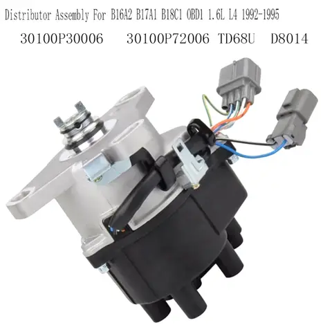 Durable-Distributor Assembly Ignition Distributor For Honda Civic B16A2 B17A1 Distributor 30100P30006 30100P72006 10 best sales civic b16a2 - №6