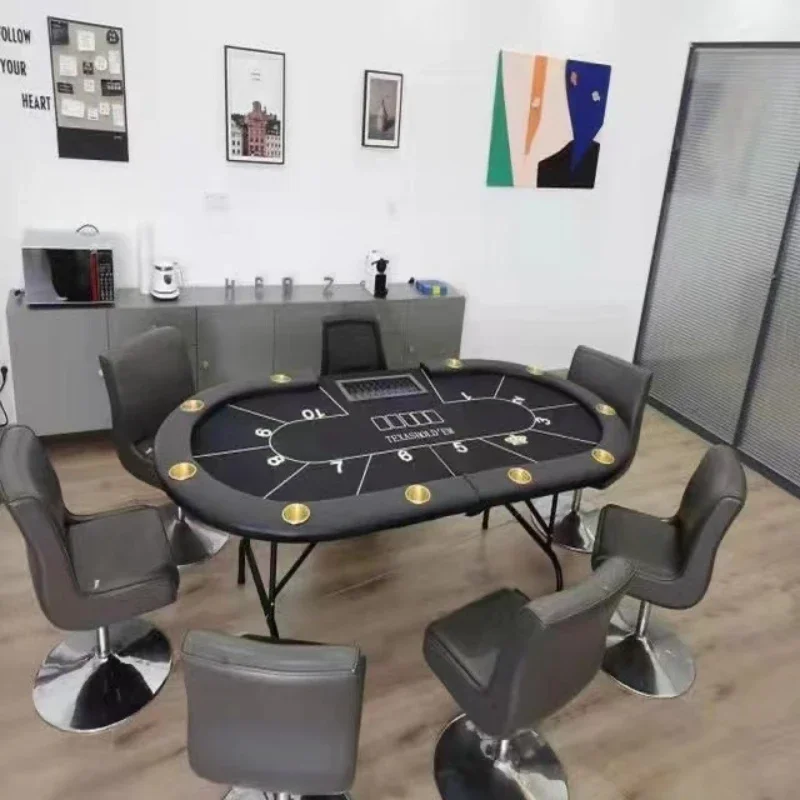 Poker game chess room dedicated chip table legs tabletop foldable