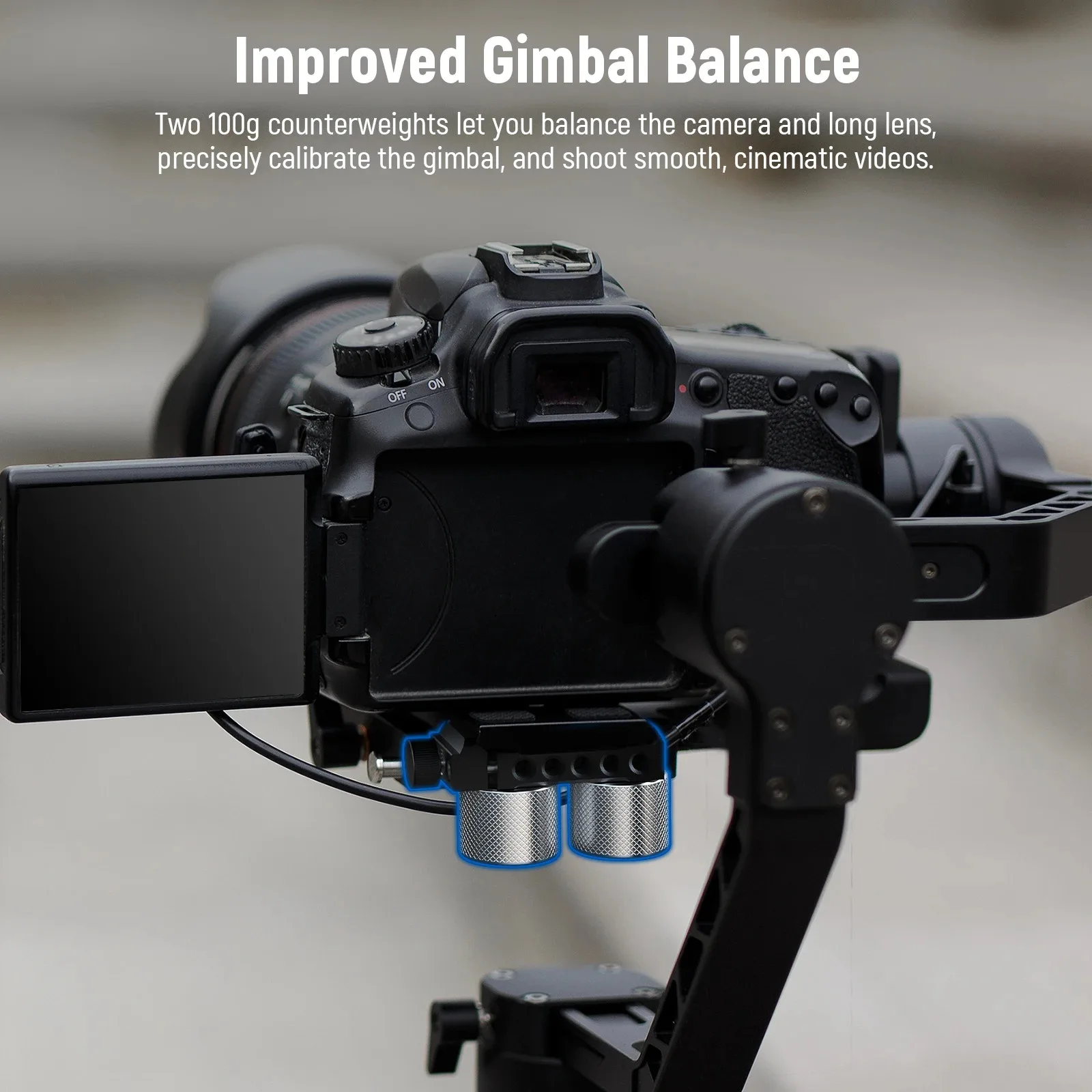 Gimbal Counterweights and Clamp Kit for Ronin RS4 Pro RS4 RS3 Pro RS3 RS2 RSC2 ZHIYUN Crane 2S 3S Weebill S