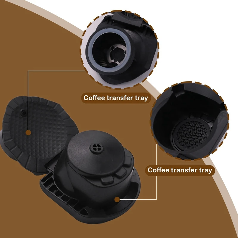 Coffee Capsule Adapter Conversion Supporter Holder Suitable For GENIO S PICCOLOXS EDG466 EDG606 EDG305 MINI ME KP7