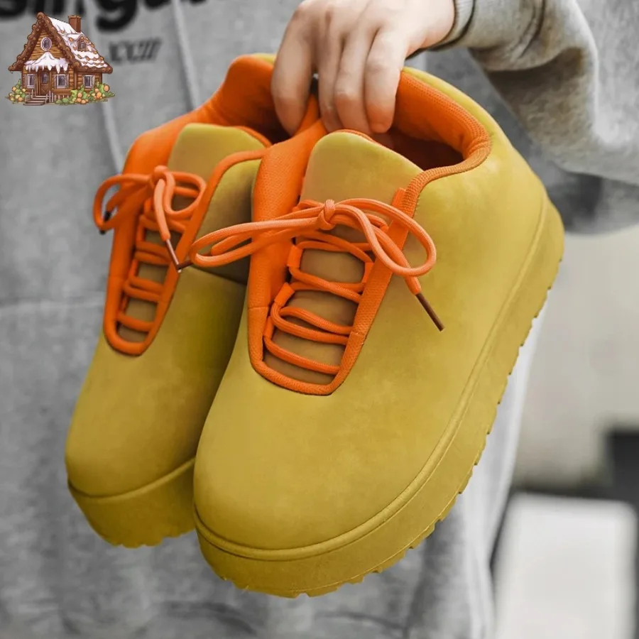 

Men's Snow Boots Outdoor Street Soft Thickened Cold proof Warm Soft Non Slip Preppy Holiday Gifts Men's Boot New Autumn Winter