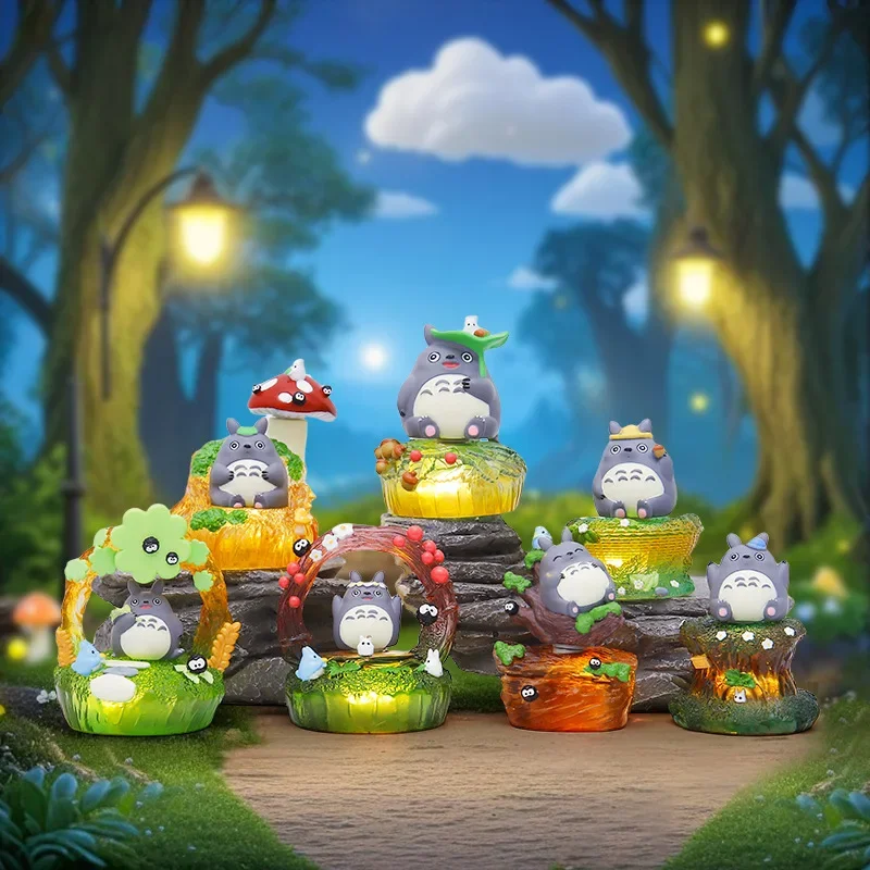 

Studio Ghibli Totoro Mystery Box — коллекционная игрушка в стиле аниме «Пшеничное поле», декор стола 2025 года, подарок для детей