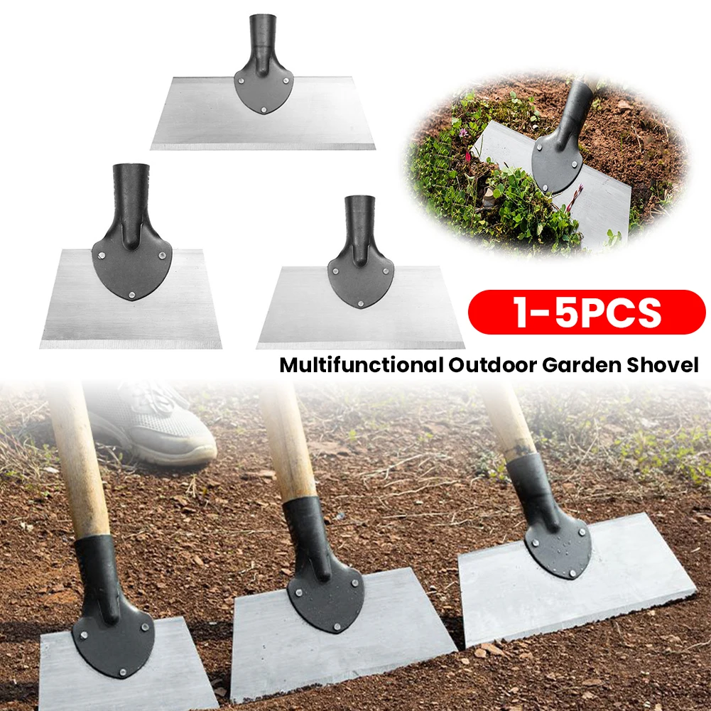 

Садовая лопата из марганцевой стали, плоская лопата-скребок для сада, для удаления льда и навоза, инструмент для посадки и прополки, сельскохозяйственный инструмент