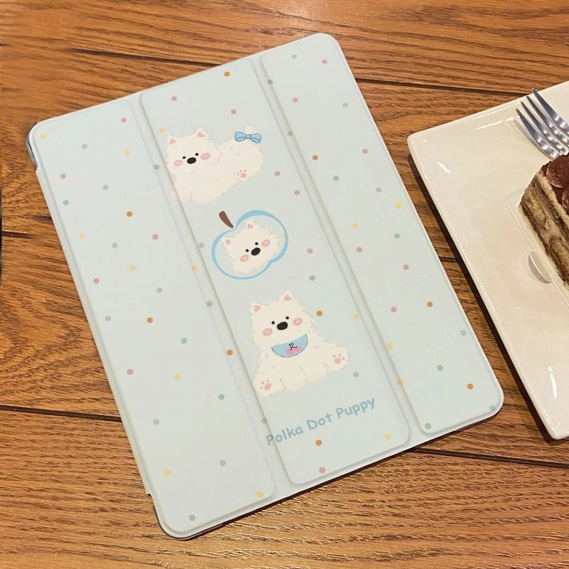 Cute Western Highlands Smart Cover with Pencil Holder for Xiaomi Pad 5/5Pro 6/6Pro 11 Redmi Pad SE 11 Xiaomi 7/7Pro 8/8Pro 11.2