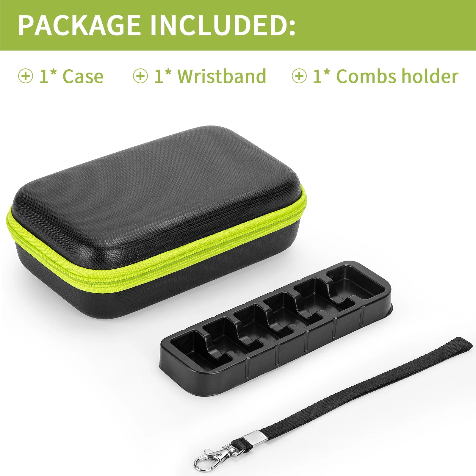 

Yinke EVA Hard Case For Philips One Blade QP2520 QP2530 QP2620 QP2630 Shaver Travel Protective Waterproof Cover Storage Bag