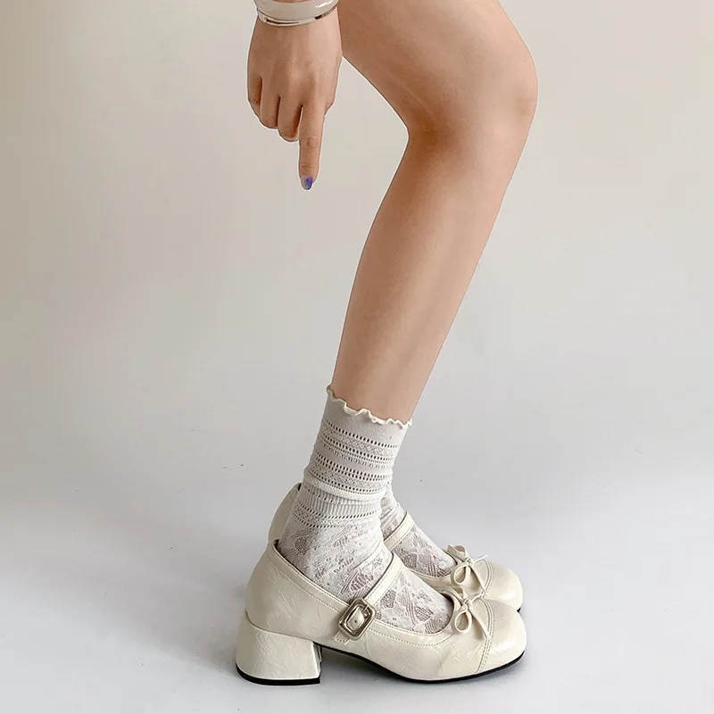 

New Spring Autumn woman Leather Shoes Simple Ballet Flats for Girls School Fashion women Causal Princess Wedding Party Shoes