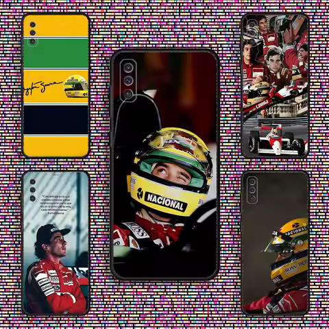 A-Ayrton Driver S-Senna Phone Case For Samsung S 25,24,23,22,30,21,10,9,Ultra,Plus,Lite,FE,4,5 G Black Soft Case