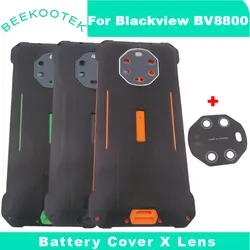 Original Blackview BV8800 Battery Cover Back Cover+Camera Lens Glass Cover Repair Replacement Accessories For Blackview BV8800