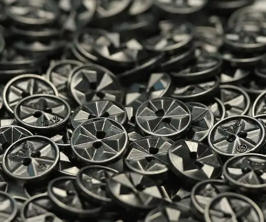 10pcs/Lot Size:11mm Retro Two Eye Alloy Metal Buttons Fashion Button Women's Cowboy cardigan for garment Sewing(SSA-3729)