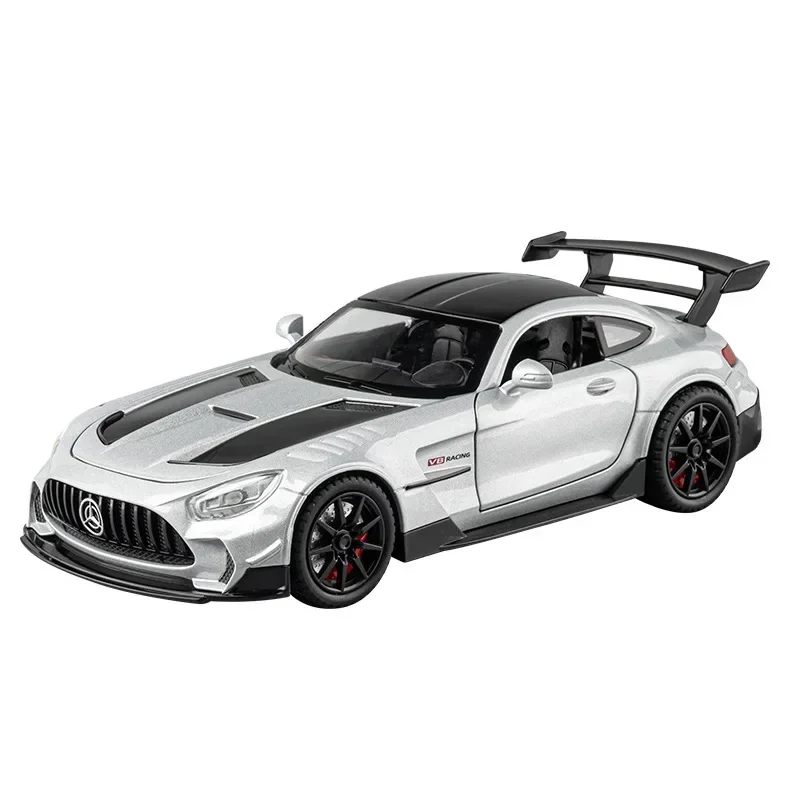 1:22 Benz GTR Legering Model Auto Speelgoed Diecasts Casting Geluid en Licht Auto Speelgoed Voor Kinderen Voertuig