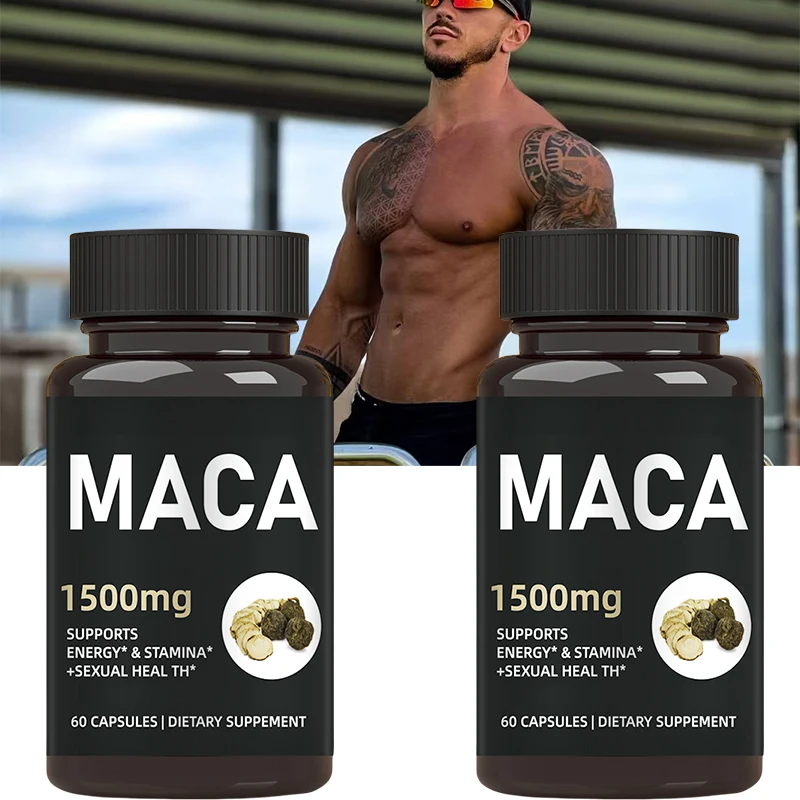 BIYODE Maca Capsules Natural Ingredients, High Strength and Potency 1500mg Supports Energy and Endurance Shampoo