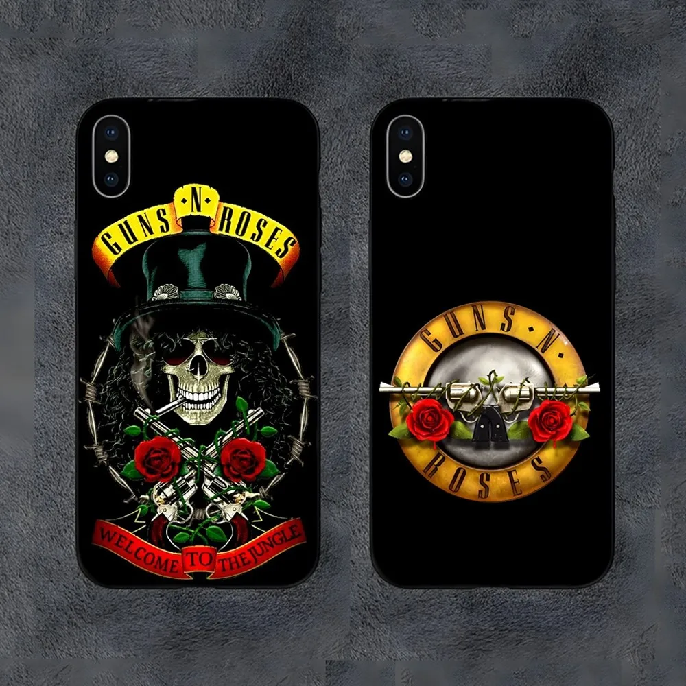 G-Guns N Roses Band Phone Case For Samsung S24,S21,S22,S23,S30,Ultra,S20,S30,Plus,S21 Fe,10,9,5G Silicone Cover