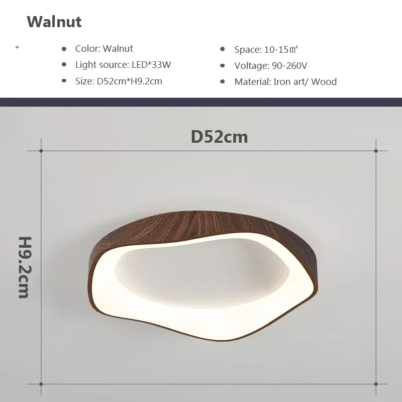 Modern Nordic Remote Control LED Ceiling Lamp for Bedroom Living Room Indoor Chandelier Home Lighting Fixture image 3