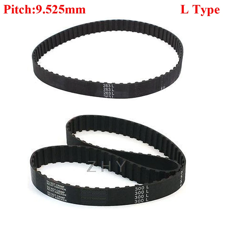 

653L 669L 687L 174 178 183 Tooth 1657.35mm 1695.45mm 1743.08mm Long 20mm 25mm Width 9.525mm Pitch Cogged Synchronous Timing Belt