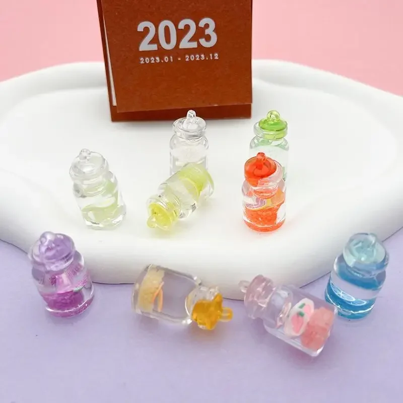 20PCS DIY Night Light Glass Wishing Bottles, Transparent Aladdin Bottles, Handmade Accessories Kit for Decoration Pendant