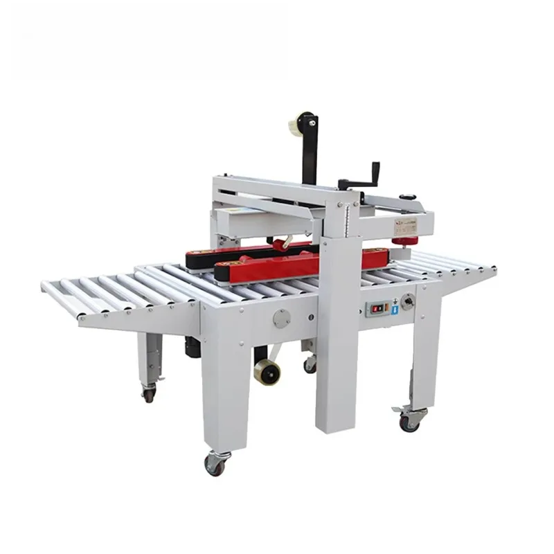 Automatic Flap Folding Carton Sealer Edge Sealing Machine Full Auto Tape Box Packer for Warehouse Industrial Packaging Equipment