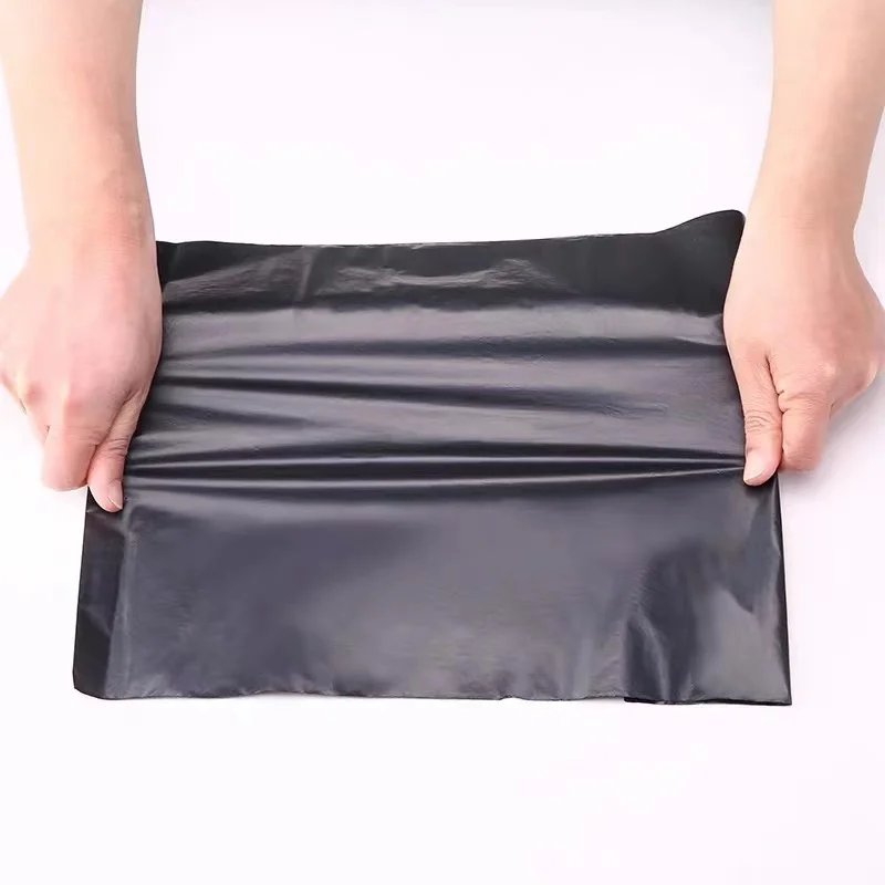 Bolsas de almacenamiento de sobres de plástico PE de Color negro, bolsa de envío de mensajería, impermeable, autoadhesiva, bolsas de correo