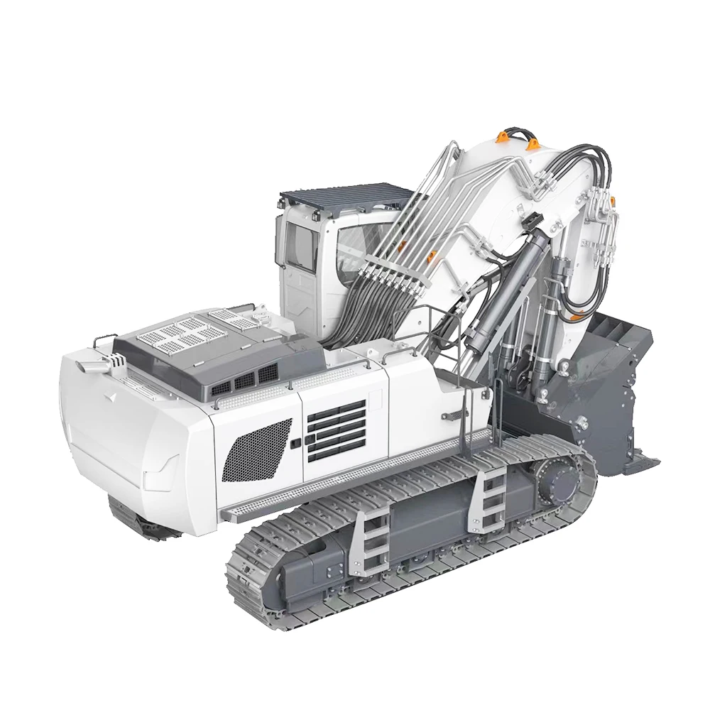 HUINA 1/14 Kabolite New K970-200 Metal Front Shove Hydraulic RC Excavator Assembled Painted Digger Model Toys for Boys Gifts