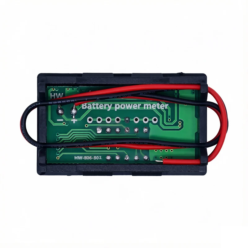 DC 12‑84V Digital Battery Voltage Power Meter LED Display Voltmeter Battery Capacity Indicator Waterproof Optional