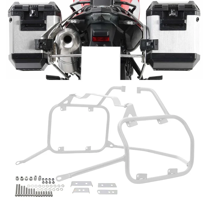 Para BMW F700GS F800GS 2009-2017 F800 GS alforjas portaequipajes caja superior soporte trasero para maletero alforja soporte de