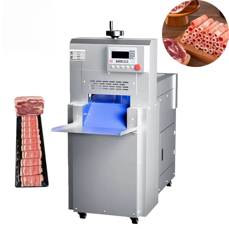

Stainless Steel Commercial Use Fully Automatic Foldable Meat Slicer Meat Bone Slicer Machine Horizontal Beef Meat Slicer