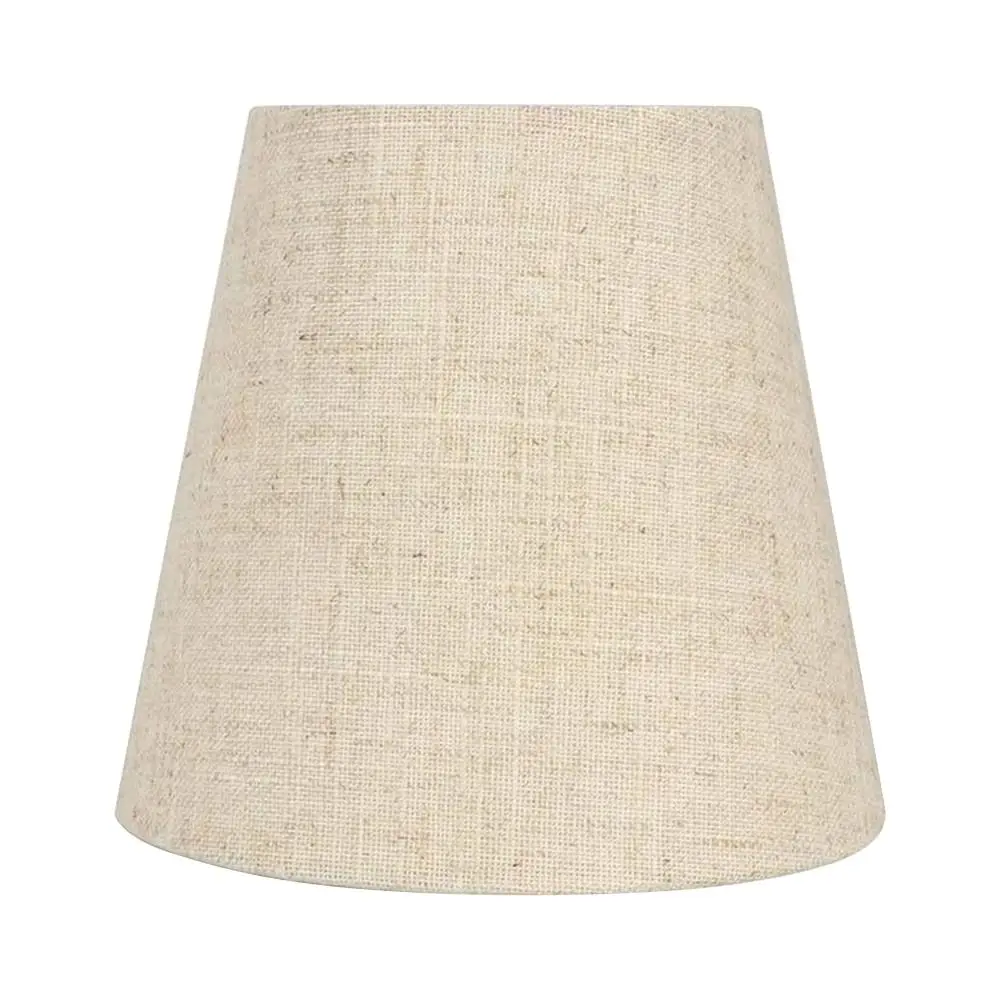 New Nordic Style Lamp Covers Fabric Metal Lighting Fixtures Beige Cloth Lampshade Home Decoration