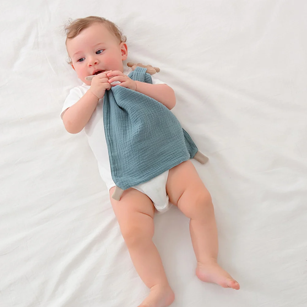 Baby Soothing Security Blanket Nursery Soft Tactile Stimulation Lightweight Comfort for Newborn Boys Girls Baby Blanket