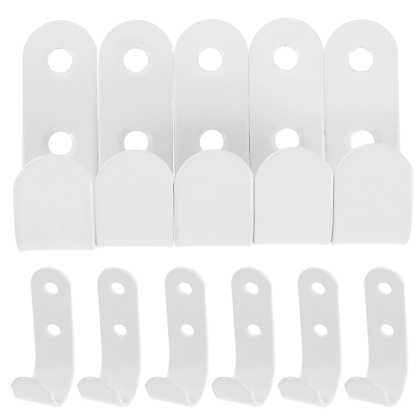 

1Set Trailer Tarpaulin Hooks Heavy Duty Tarp Fasteners White Clips for Truck Canopy Cargo Net Rv Awning Support Outdoor Use