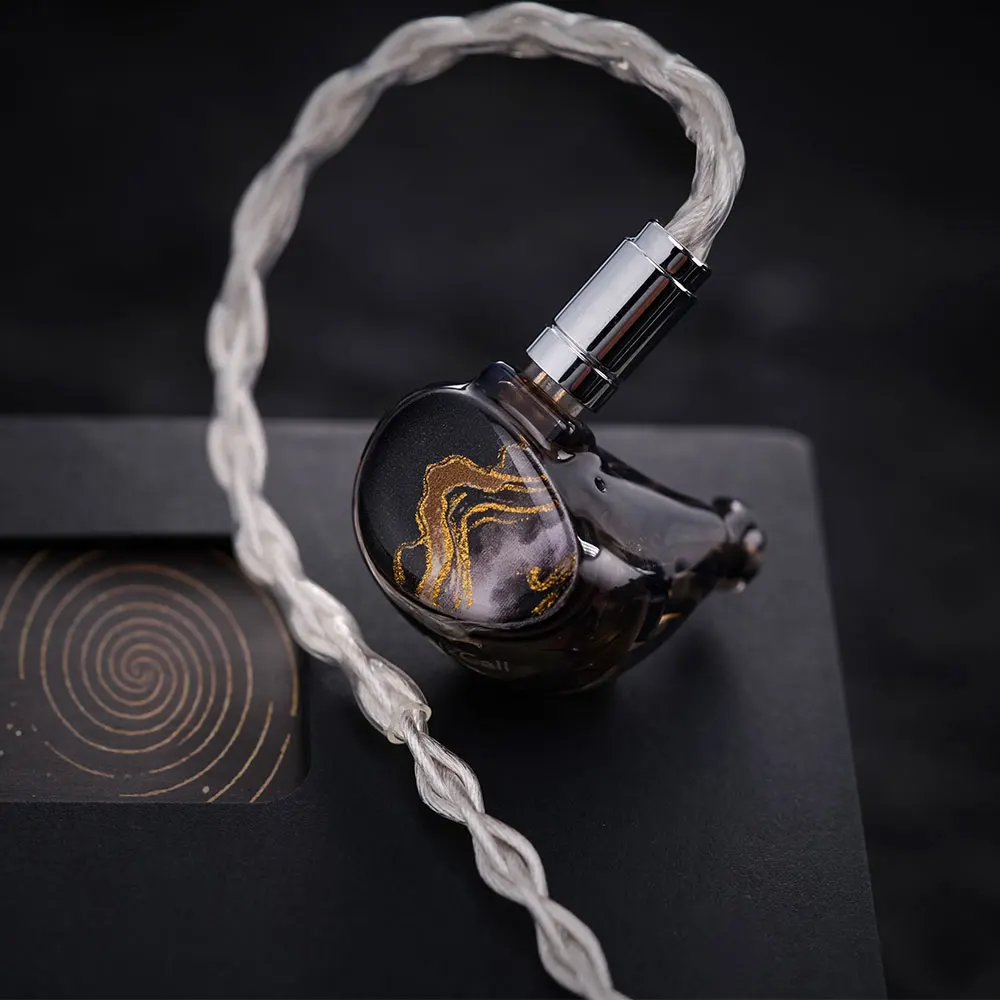새로운 Celest PhoenixCall 2.0 헤드폰 2DD+2BA+2FPD 이어폰형 이어폰 하이브리드 IEM(3.5mm 4.4mm 이어버드 플러그 헤드셋 케…