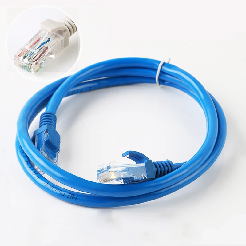 Cat 6 Ethernet Cable 1M Cat6 Lan Cable UTP RJ45 Network Patch Cable For PS PC Modem Router Clearance Wifi Extender