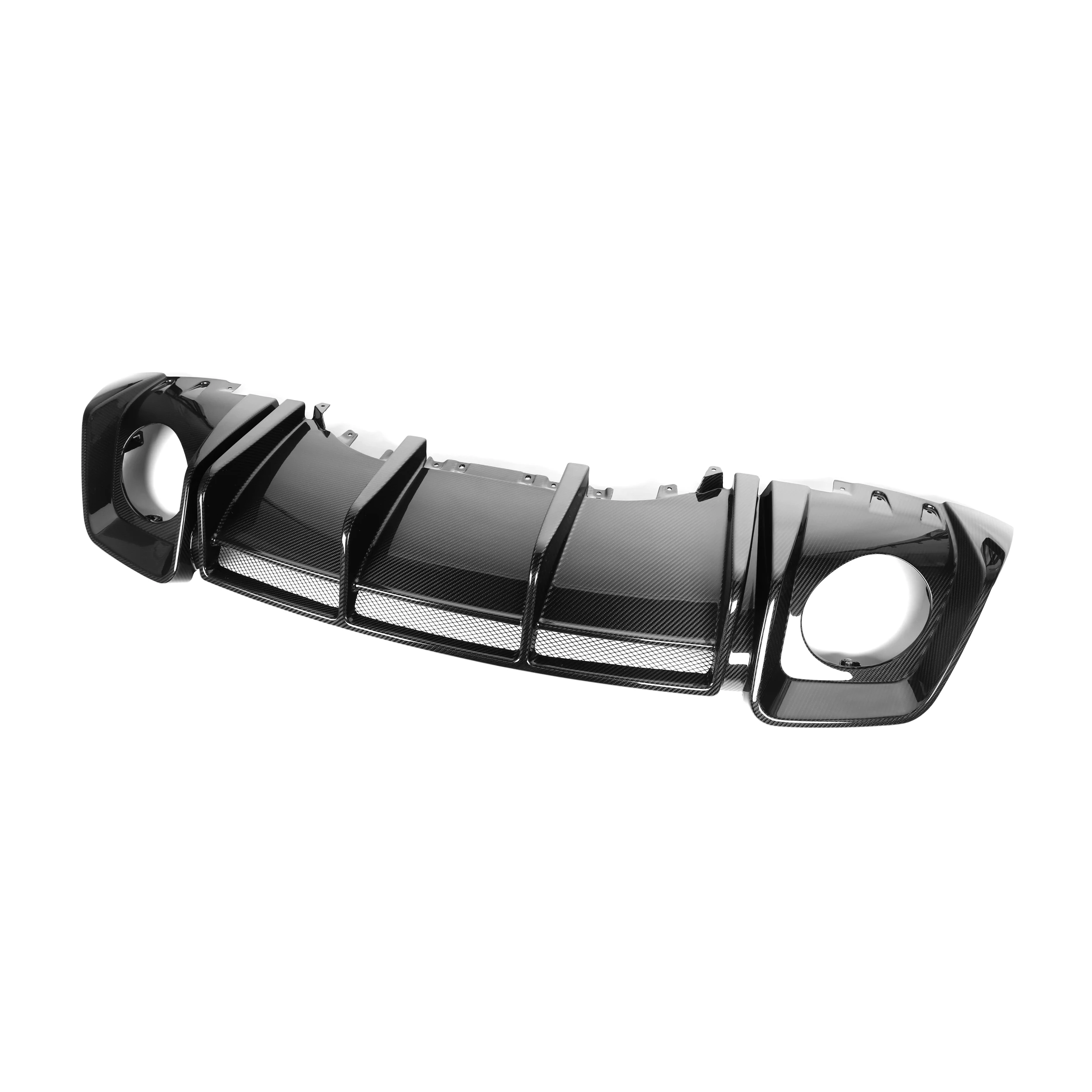 Dry Carbon Fiber P Style Car Rear Bumpers Diffuser for R8 2021-2024 R8 Diffuser 3