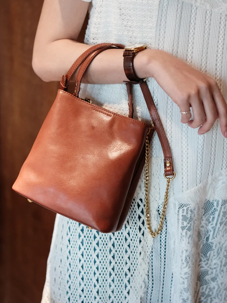 

Outdoor daily party high-quality genuine leather women's handbag fashion multi-functional real cowhide shoulder crossbody bag
