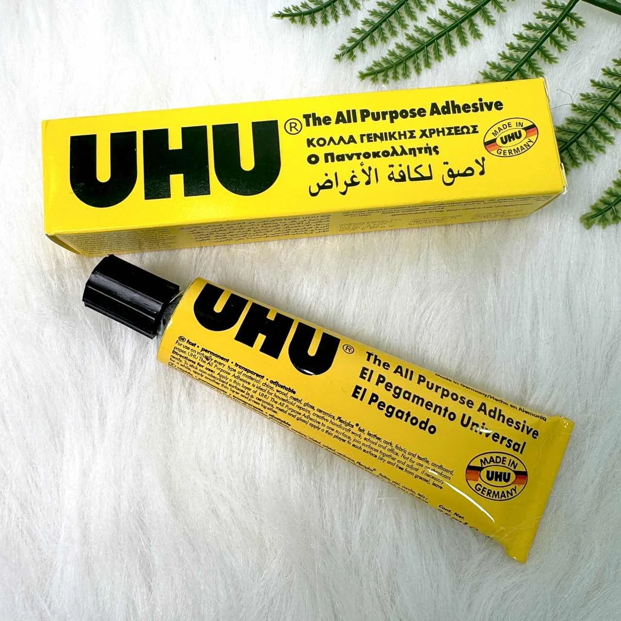 UHU Strong Adhesive Glue for Hair Extensions Lace Wigs Toupees Wefts & Hair Bonding Repairs