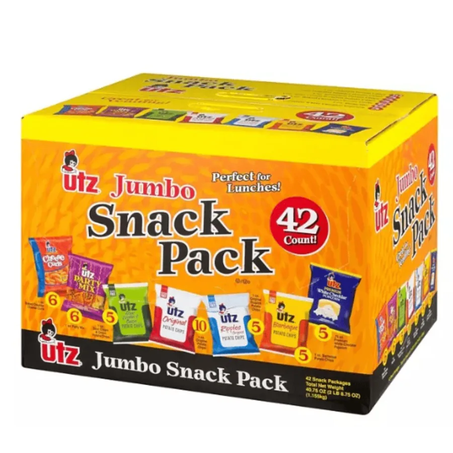 

Utz Jumbo Snack Pack 1 oz.; 42 ct.
