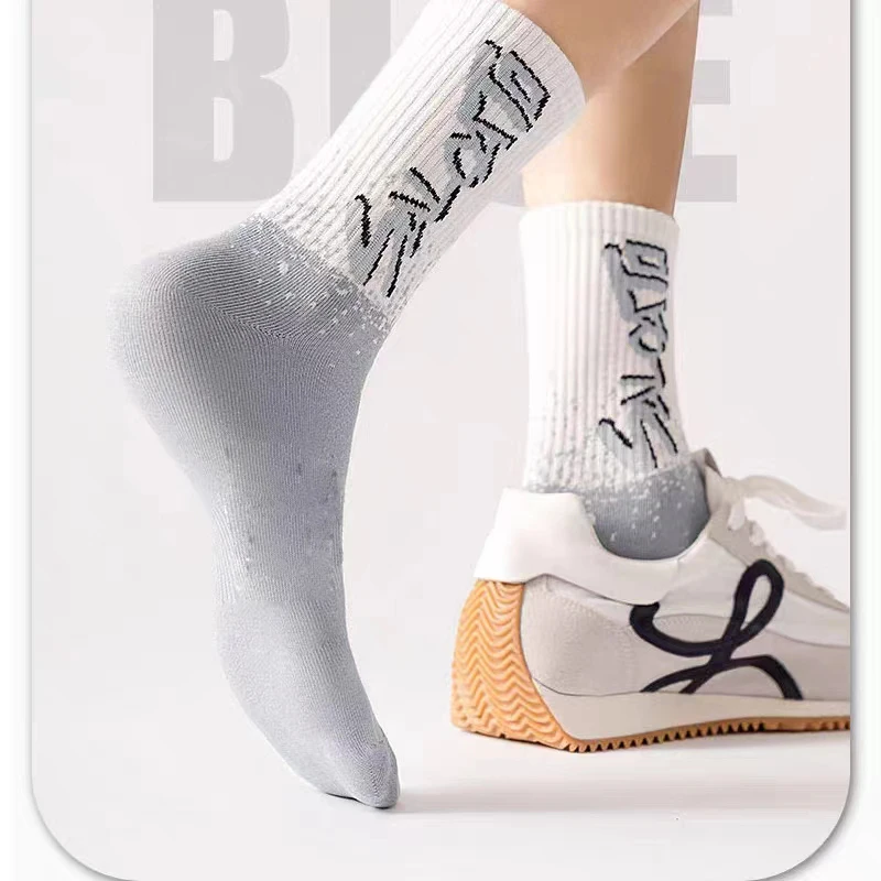 5 Pairs High Quality Men Socks Colourful Happy Casual Long Socks Autumn Winter Men Women Fashion Sokken Sport Skateboard Socks