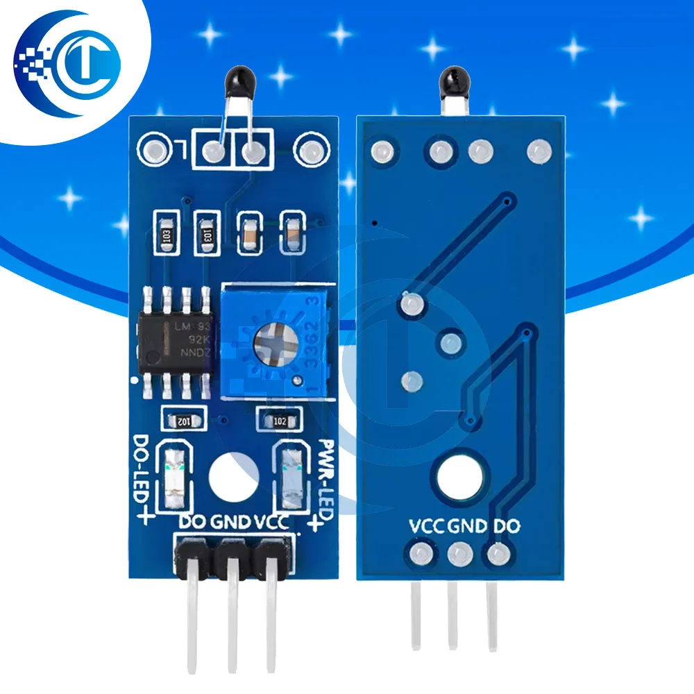 DO Digital Output Thermistor Sensor Module - Temperature-Controlled Switch for Temp Monitoring