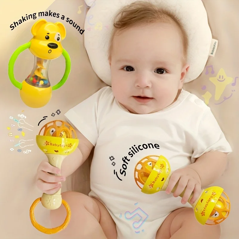 Jouet sensoriel interactif à manivelle, favorisant le développement auditif, cadeau idéal pour les anniversaires ou Halloween Noël