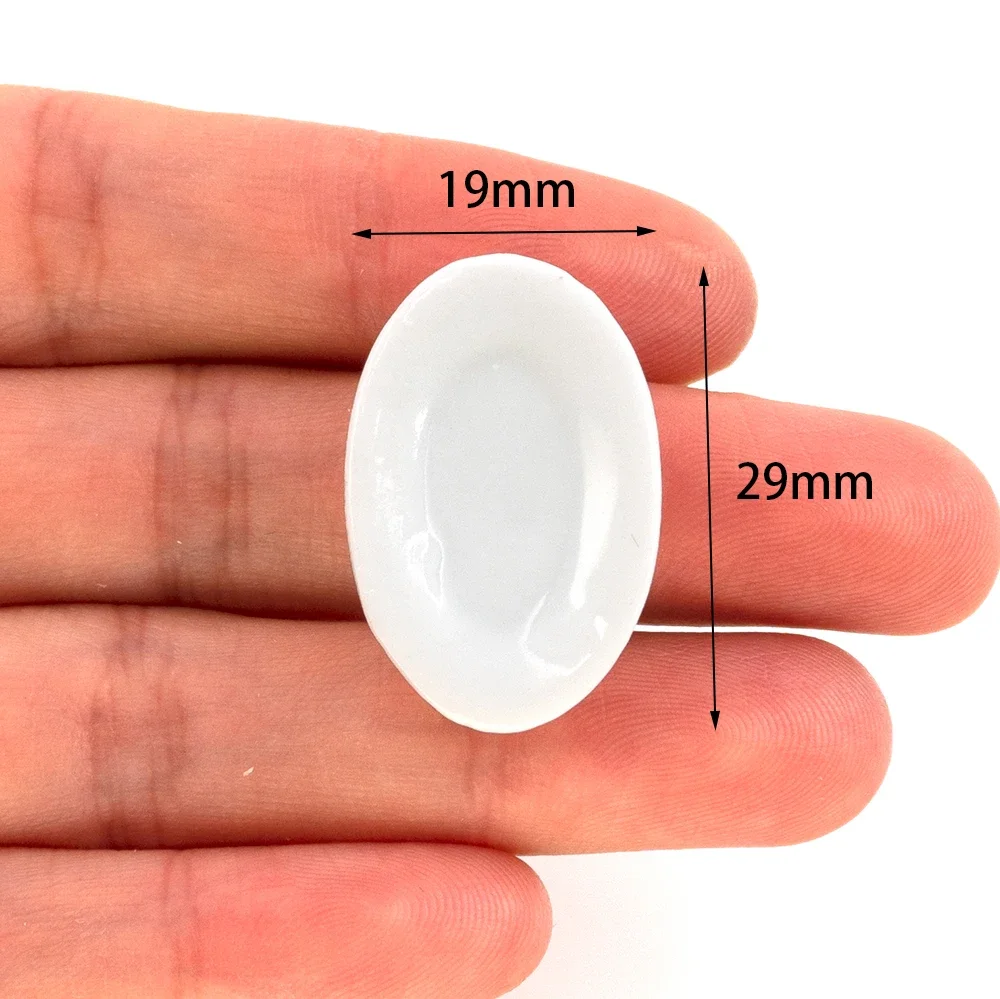 5 قطعة 1/12 دمية مصغرة اكسسوارات صغيرة الحلوى لوحة سيراميك محاكاة طبق لعبة مجسمة لدمية ديكورات منزلية bjd