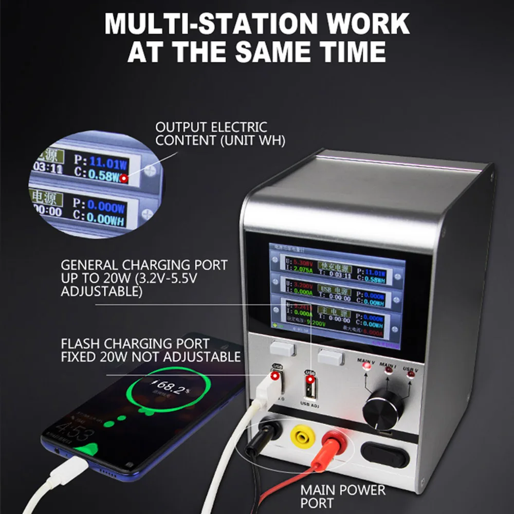 High-precision Voltage Regulated DC Power Supply Lab Power Supply 30V 6A Power Supplies Adjustable Voltage and Current Regulator