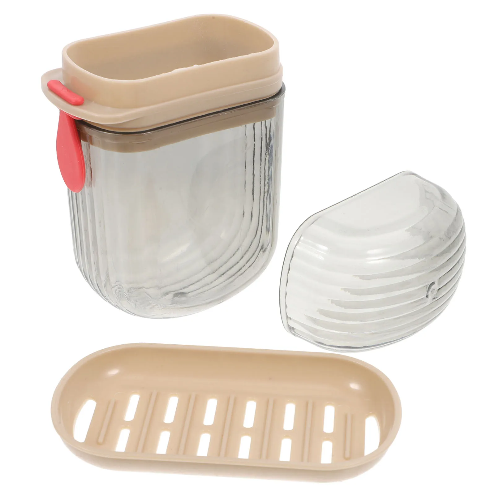 

Portable Soap Travel Case Sealed Lid Drainage Design Mini Size Travel Soap Container Lightweight Bath Use Home Storage
