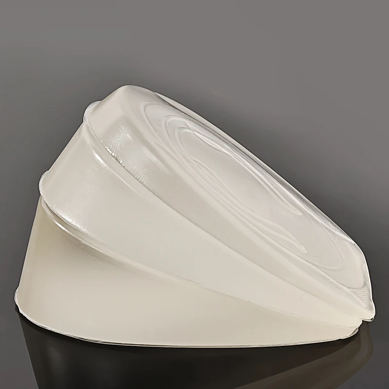 Plantilla de Gel de silicona para aumento de altura, insertos de elevación del talón, Protector para el cuidado de los pies, cojín elástico, inserto