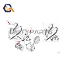 3pcs Engine Drive Belt Tensioner kit for NISSAN Qashqai NV300 X-Trail T32 RENAULT TRAFIC 117505337R 119230802R  1172000Q5G