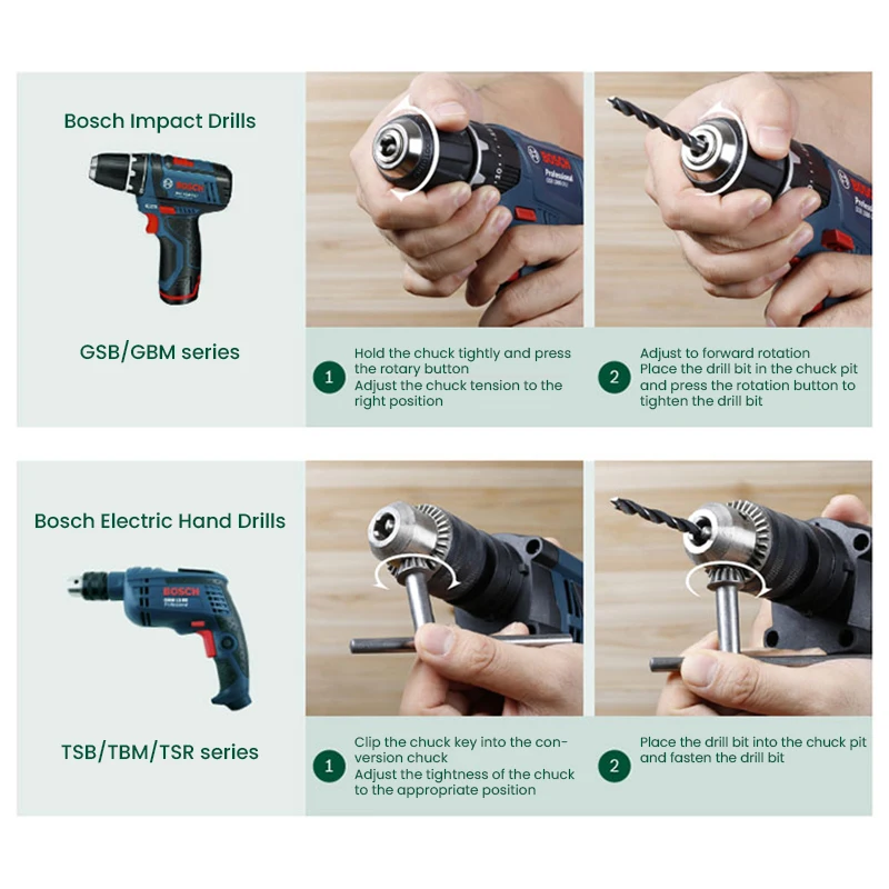 Imagem -03 - Bosch Professional Drill Bit Grupo Chave de Fenda Conjunto de Mistura Ferramentas Elétricas Gsb Gbm Tsb Tbm Série Tsr X33 33 Pcs