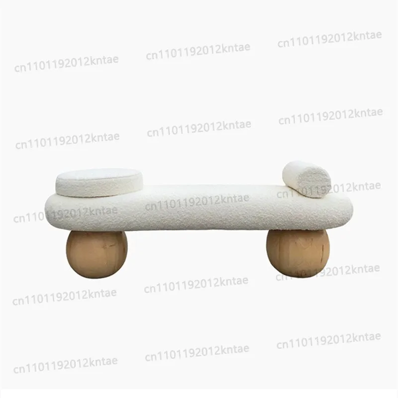 solid wood shoe stool modern simple home leisure stool designer creativity