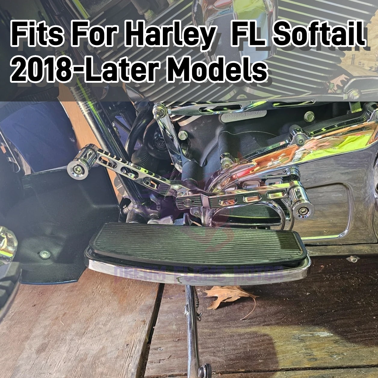 أوتاد تحويل كعب لأصابع القدم لدراجة Harley Davidson Touring Fat Boy 114 FLFB Heritage Classic FL Softail 18-24 رافعة ناقل الحركة للدراجات النارية